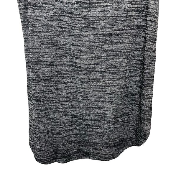 Athleta Cutout Back Tank Top Soft Heathered Dark Gray Relaxed Fit Size Small - Picture 6 of 10